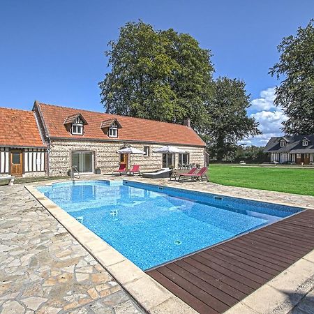 Clos Celeste - Campagne D Etretat Avec Piscine Et Spa Écrainville Екстериор снимка