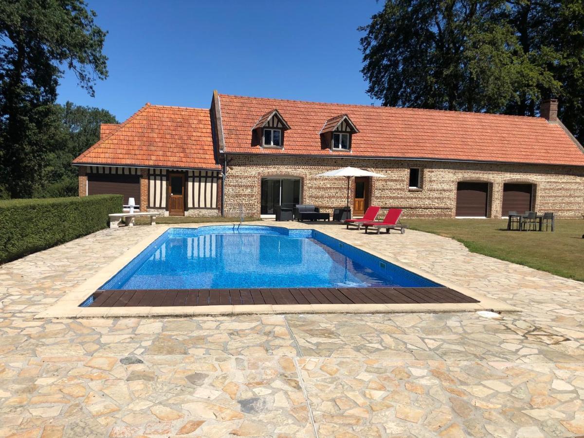 Clos Celeste - Campagne D Etretat Avec Piscine Et Spa Écrainville Екстериор снимка