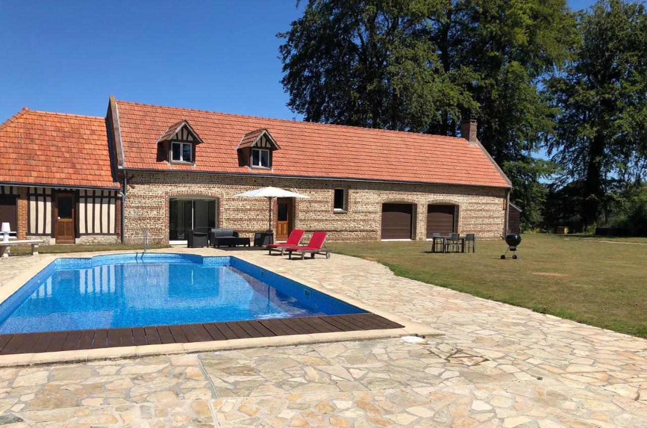 Clos Celeste - Campagne D Etretat Avec Piscine Et Spa Écrainville Екстериор снимка