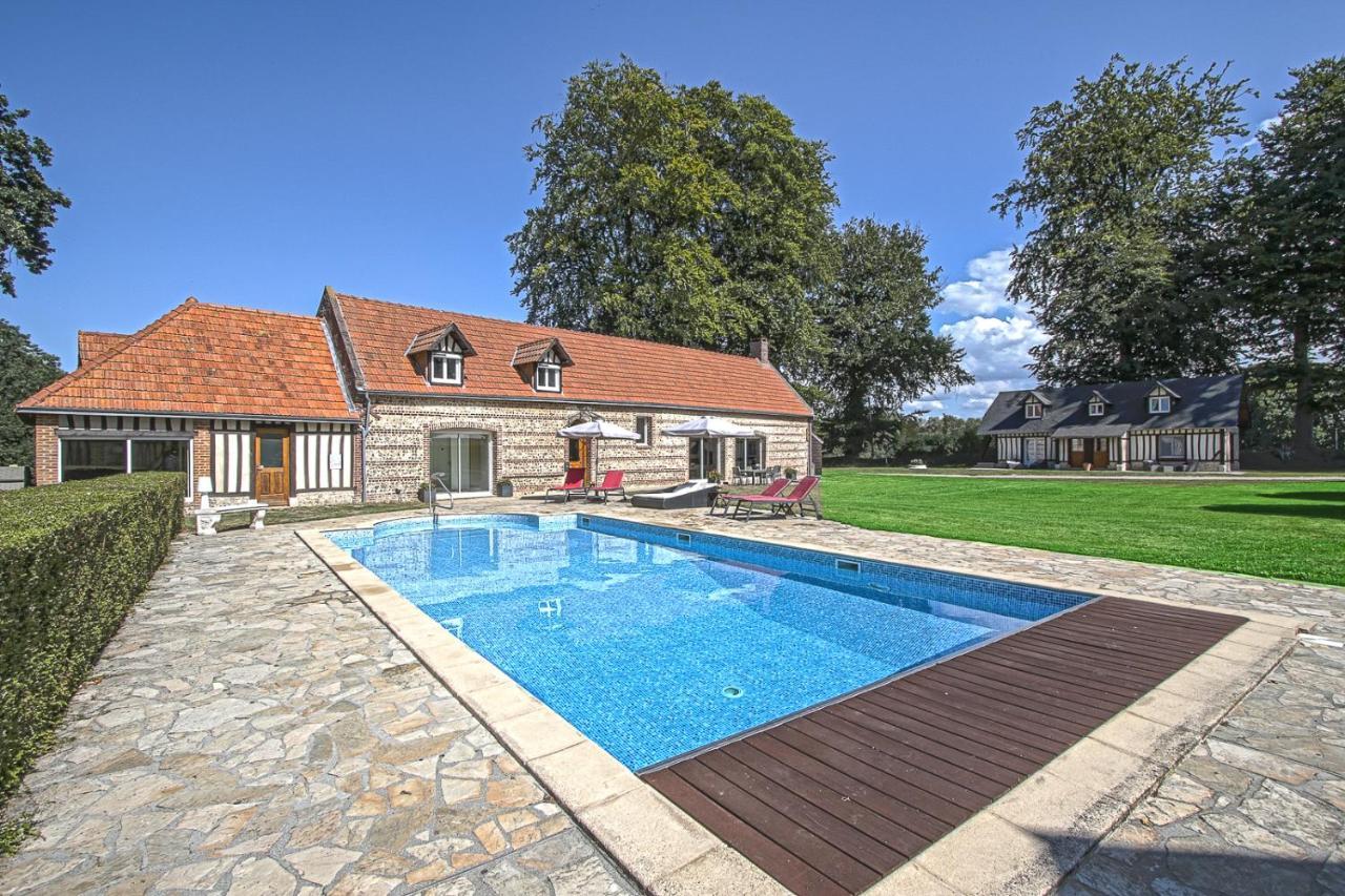 Clos Celeste - Campagne D Etretat Avec Piscine Et Spa Écrainville Екстериор снимка