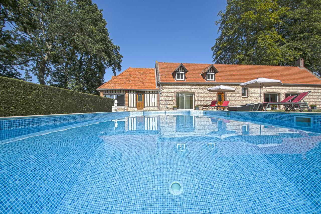 Clos Celeste - Campagne D Etretat Avec Piscine Et Spa Écrainville Екстериор снимка