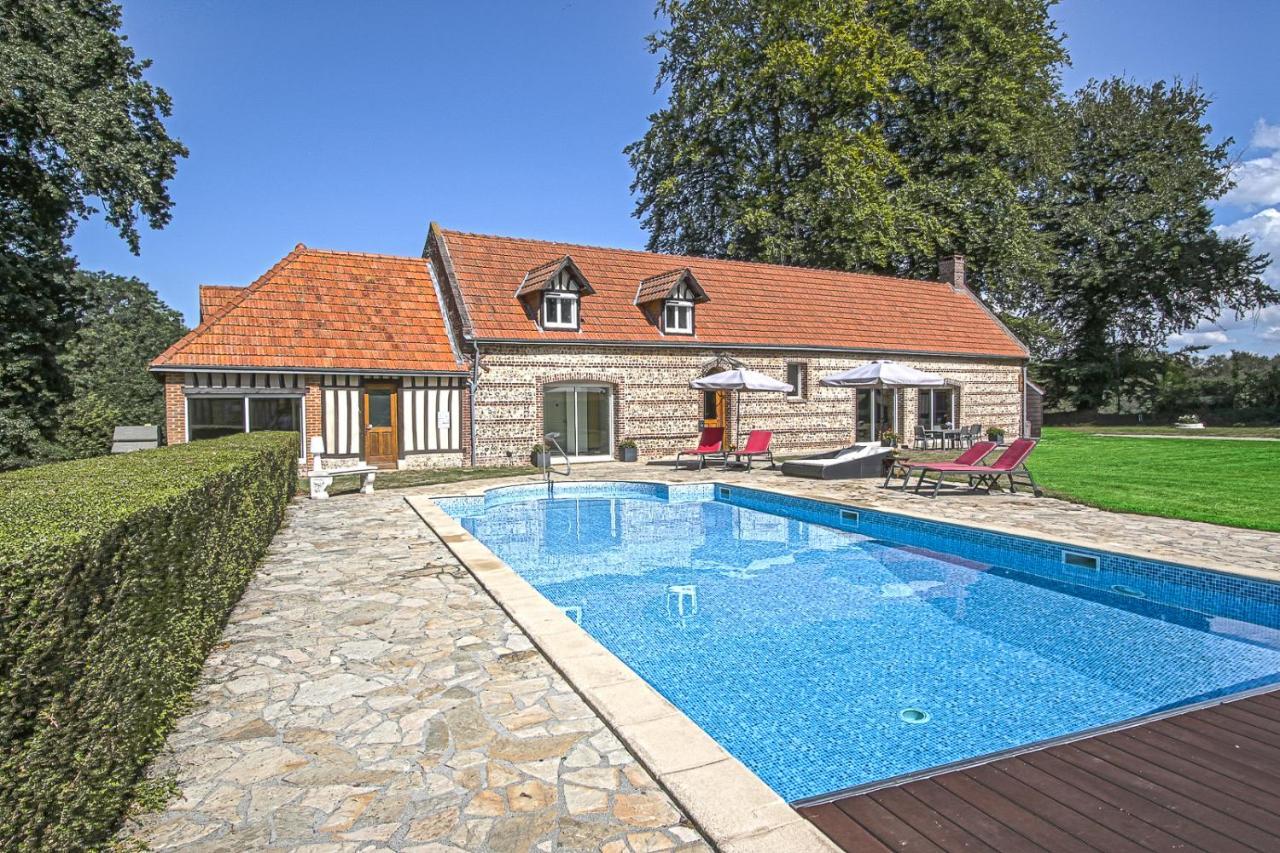 Clos Celeste - Campagne D Etretat Avec Piscine Et Spa Écrainville Екстериор снимка